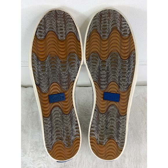 Keds Women’s Double Decker Gray Perforated Slip-On Sneakers Size 10 - Picture 6 of 8